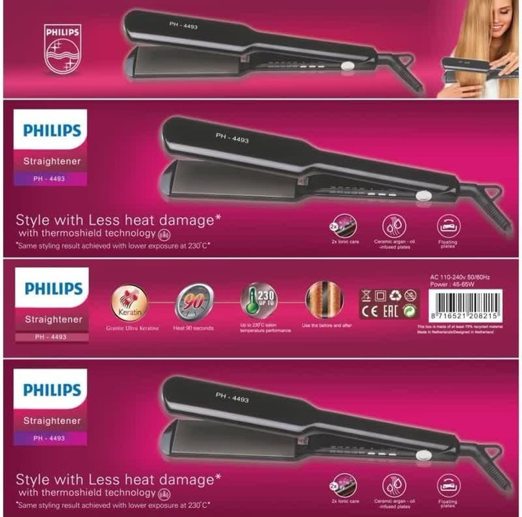 اتو مو حرفه ای فیلیپس مدل HP-4493 کیفت عالی